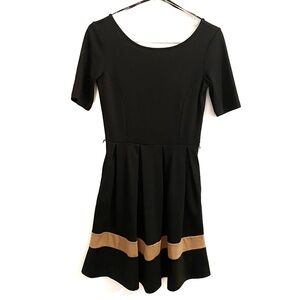 F21 Pleated Skater Dress